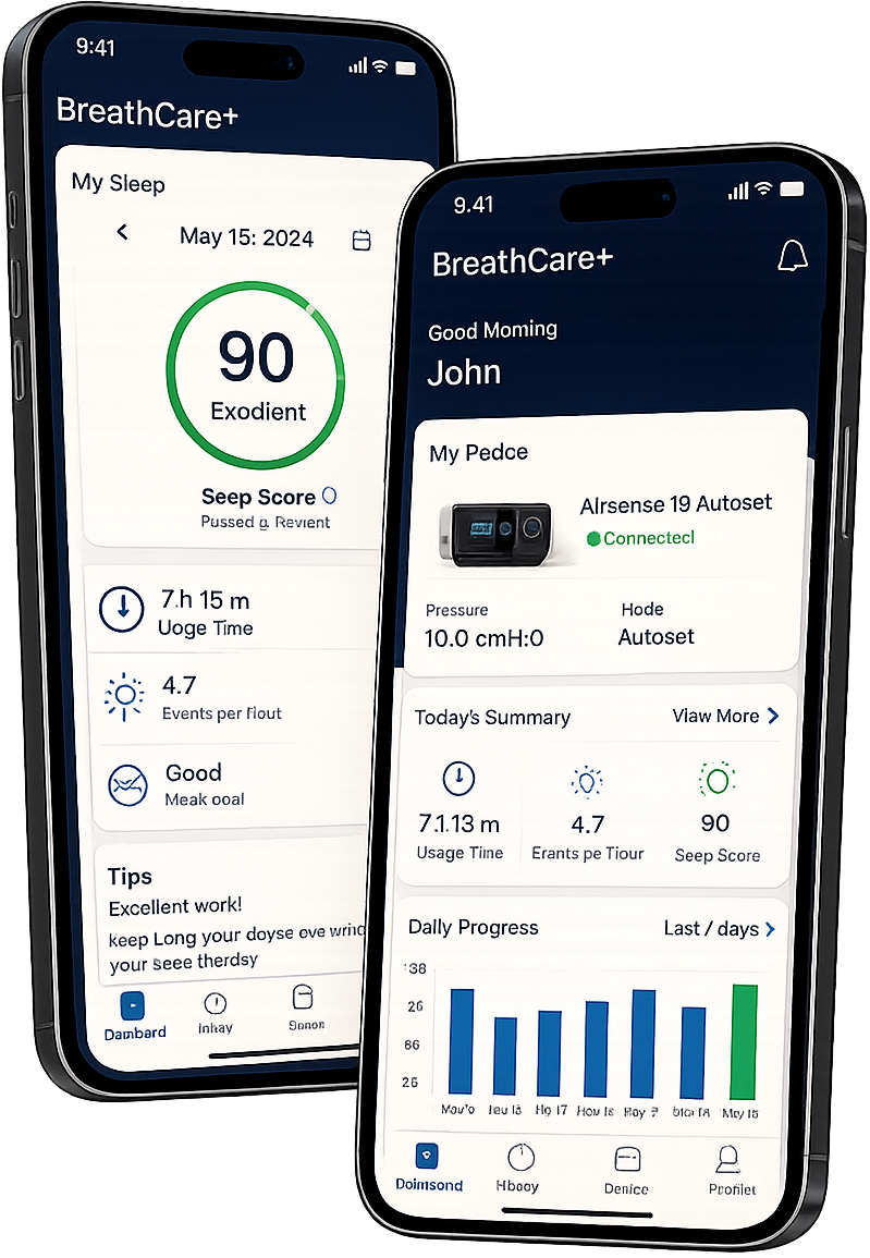 BreathCare+ app
